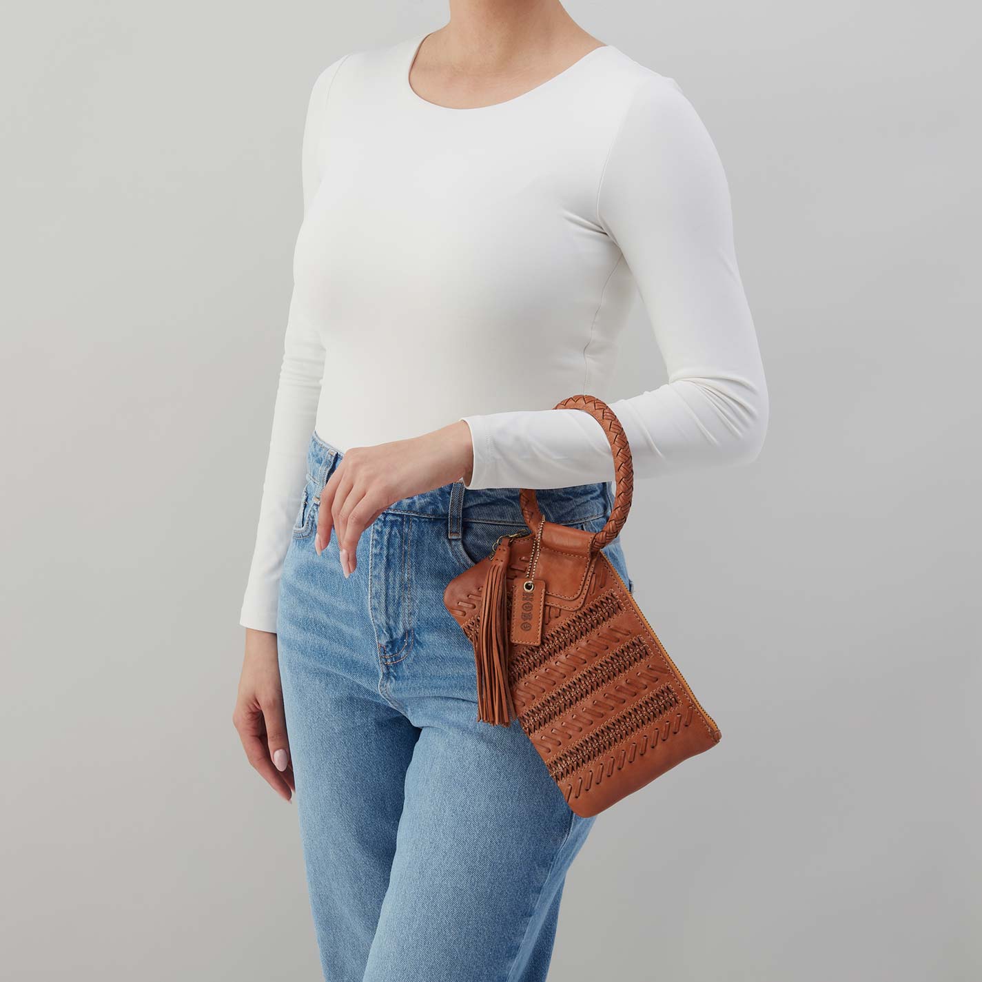 Hobo Sable Wristlet Washed Leather - Harvest Wheat - Little Miss Muffin Children & Home