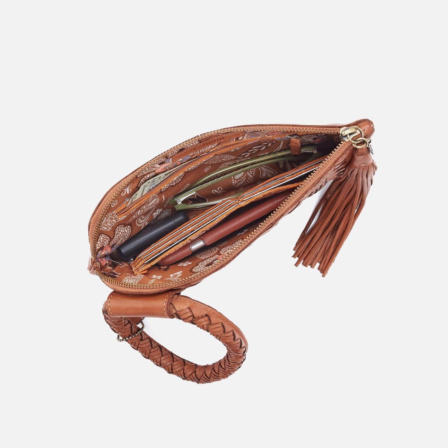 Hobo Sable Wristlet Washed Leather - Harvest Wheat - Little Miss Muffin Children & Home