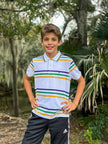 White Infinity Youth Short Sleeve Shirt