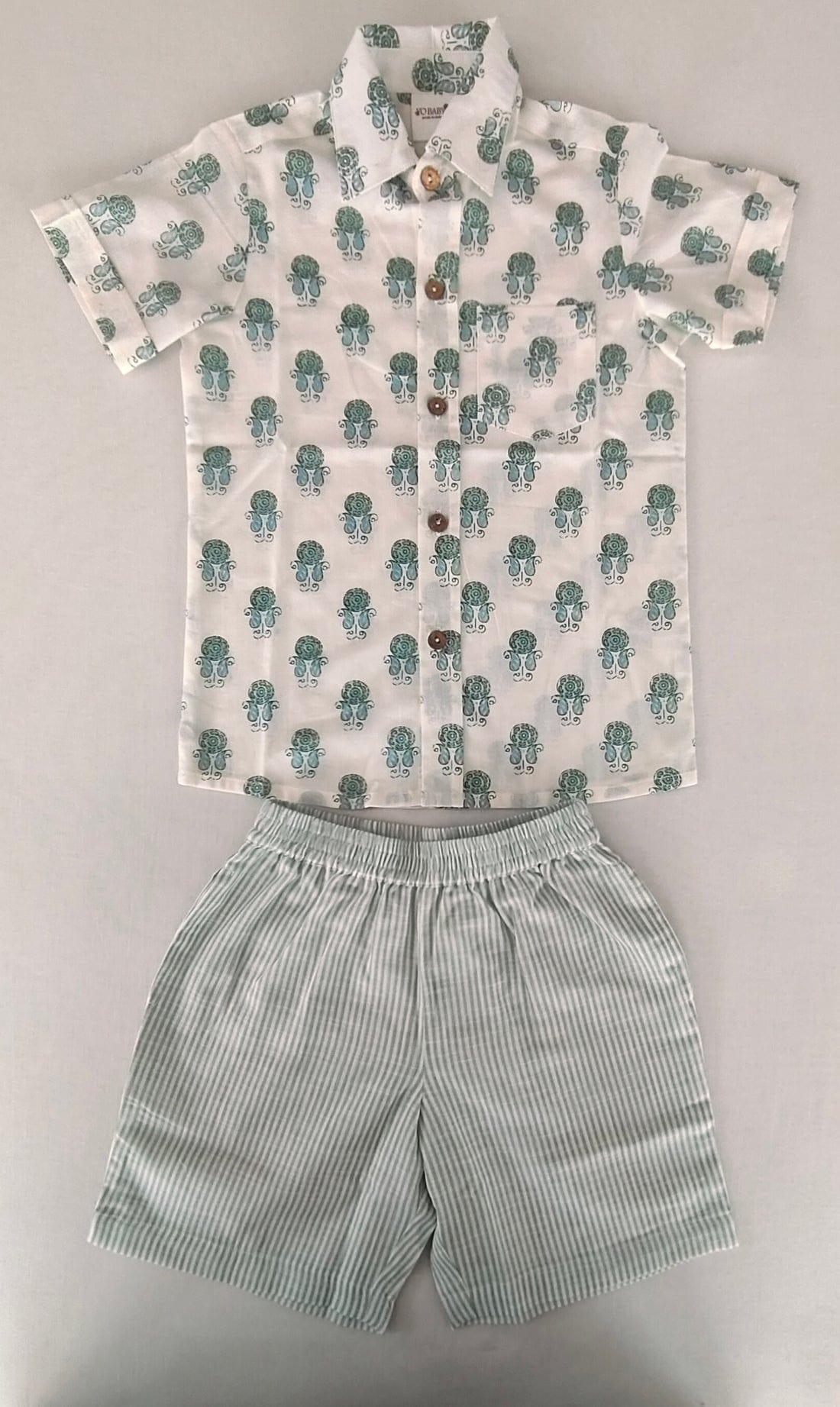 Yo Baby Yo Baby Paisley Button Up Camp Shirt - Little Miss Muffin Children & Home