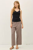 Tencel Wide Leg Pant with Patch Pockets