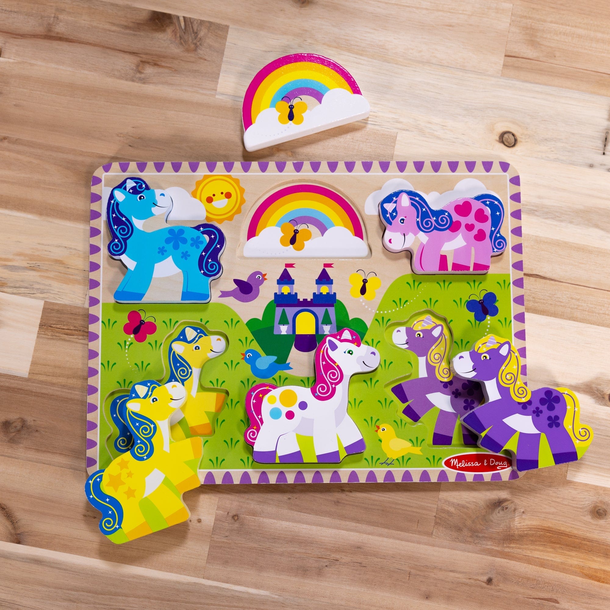 Melissa & Doug Melissa & Doug Unicorn Chunky Puzzle - Little Miss Muffin Children & Home