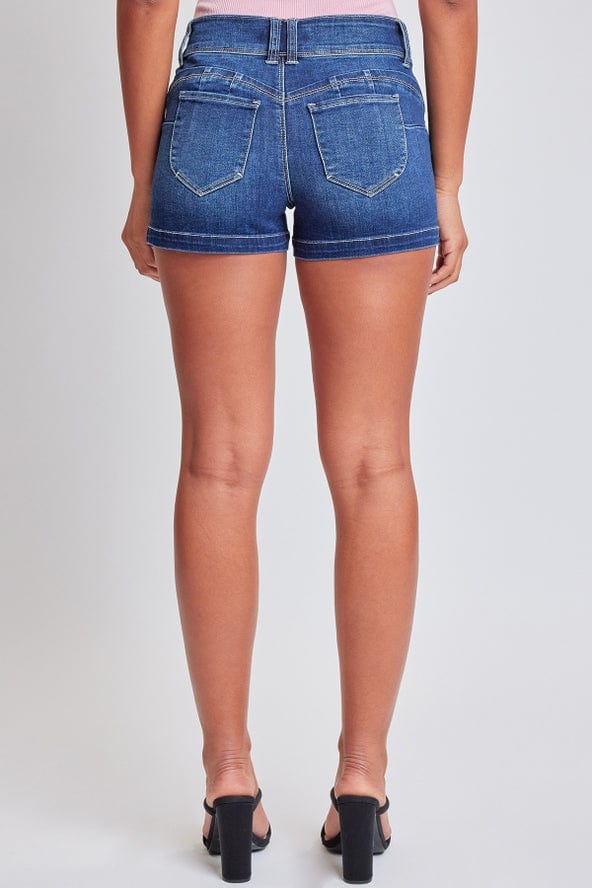 YMI Jeans YMI  Junior WannaBettaButt Low Rise Denim Shorts, Dark Indigo - Little Miss Muffin Children & Home