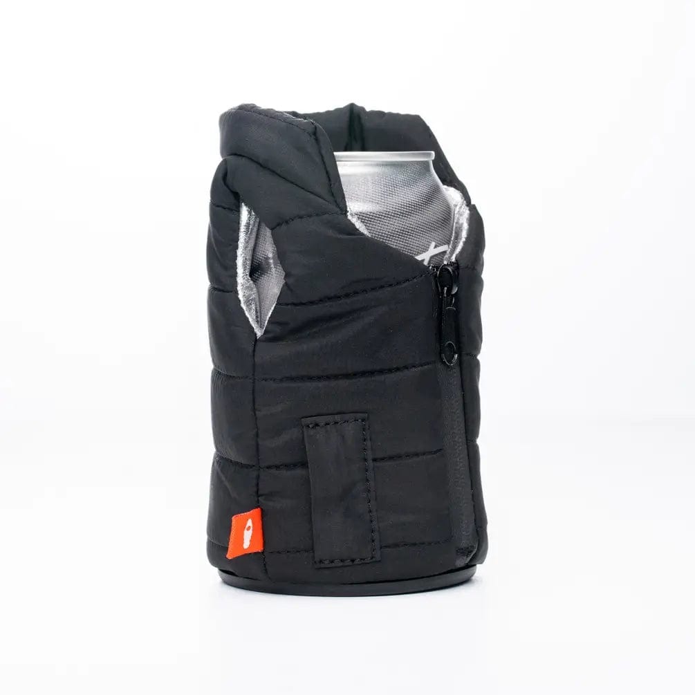 Puffin Drinkwear The Puffy Vest Insulated 12oz Beverage Sleeve, Black - Little Miss Muffin Children & Home