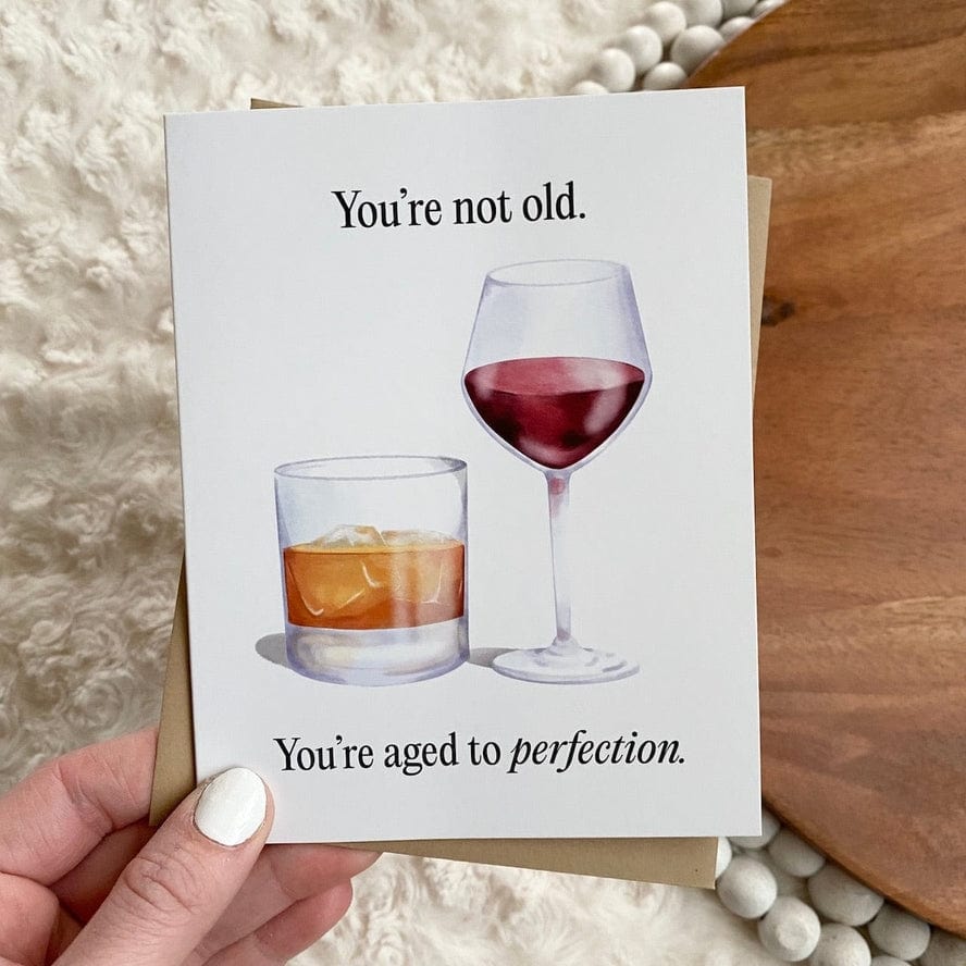Big Moods Big Moods "You're Not Old" Greeting Card - Little Miss Muffin Children & Home