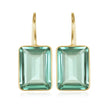 Amelia Rose Jewelry Emerald Cut Valencia Sage Gold Earring - Little Miss Muffin Children & Home