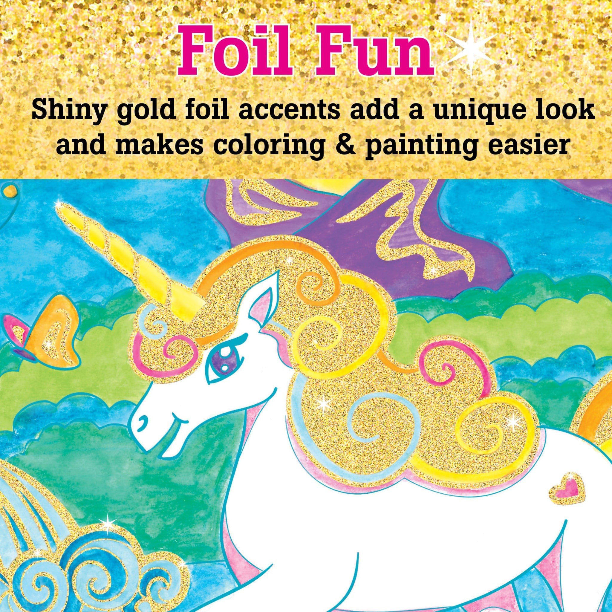 Faber Castell Faber Castell Color By Number Unicorn Foil Fun - Little Miss Muffin Children & Home