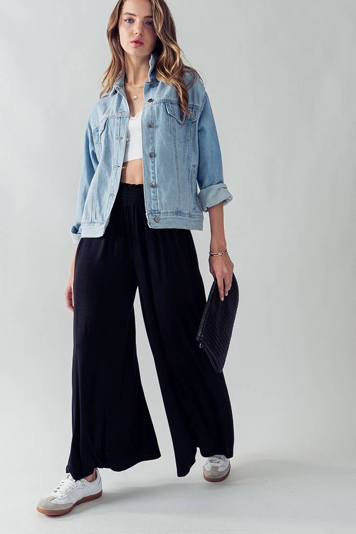 Fashion Week Fashion Week Modal Wide Leg Pants - Little Miss Muffin Children & Home