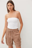 Be Cool Be Cool Tencel Drawstring Cargo Bermuda Shorts - Little Miss Muffin Children & Home