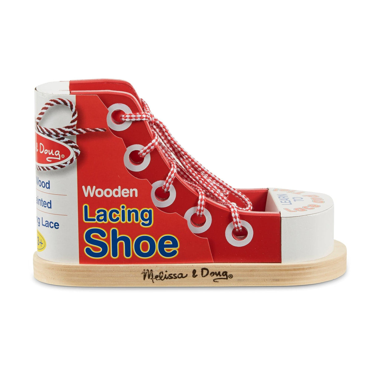 Melissa & Doug Melissa & Doug Wooden Lacing Shoe - Little Miss Muffin Children & Home