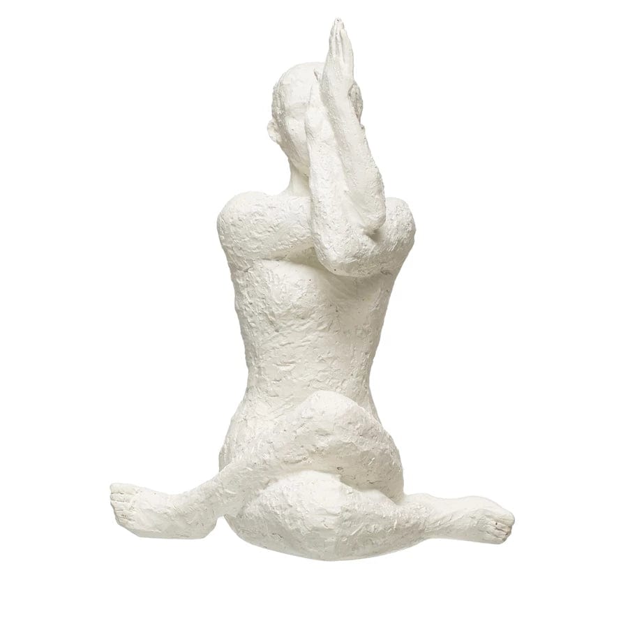 Bloomingville Bloomingville Resin Yoga Figure with Volcano Finish - Little Miss Muffin Children & Home