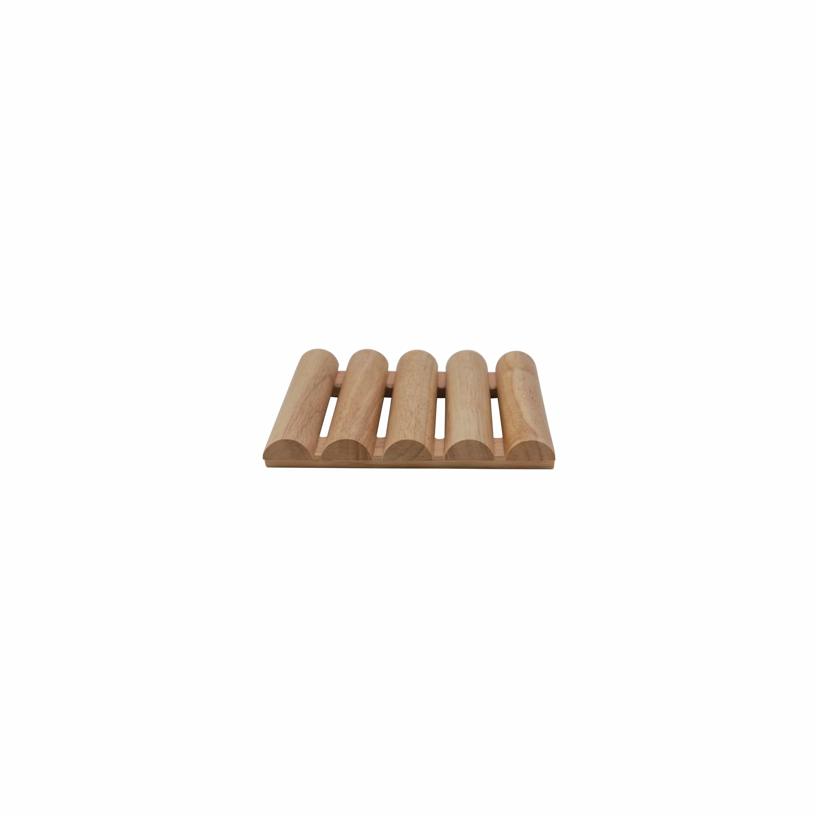 Bloomingville Bloomingville Rubberwood Footed Trivet - Little Miss Muffin Children & Home