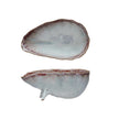 Bloomingville Stoneware Footed Bowl, Reactive Glaze (Each One Will Vary) - Little Miss Muffin Children & Home