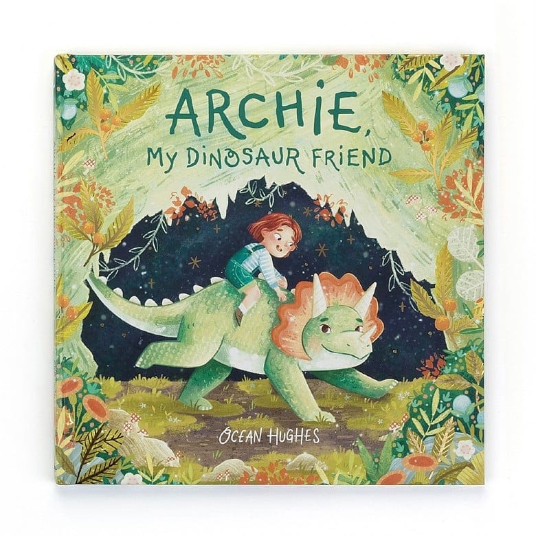 Jellycat Jellycat Archie, My Dinosaur Friend Book - Little Miss Muffin Children & Home