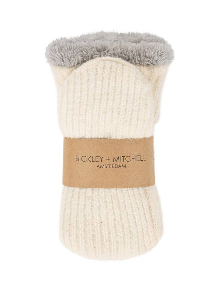 Bickley + Mitchell Amsterdam Chunky Slippers with Lining Linen - Little Miss Muffin Children & Home