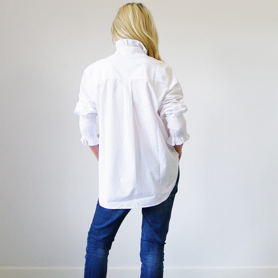 Who's Charlie Who's Charlie Poppy Cotton Poplin Shirt - Little Miss Muffin Children & Home