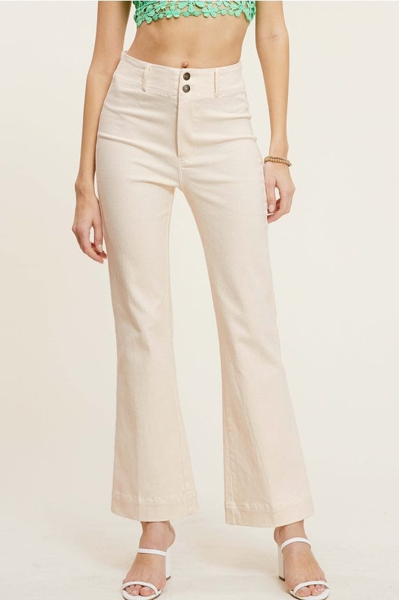 La Miel La Miel Soft Washed All Season Stretchy Two Button Pants - Little Miss Muffin Children & Home