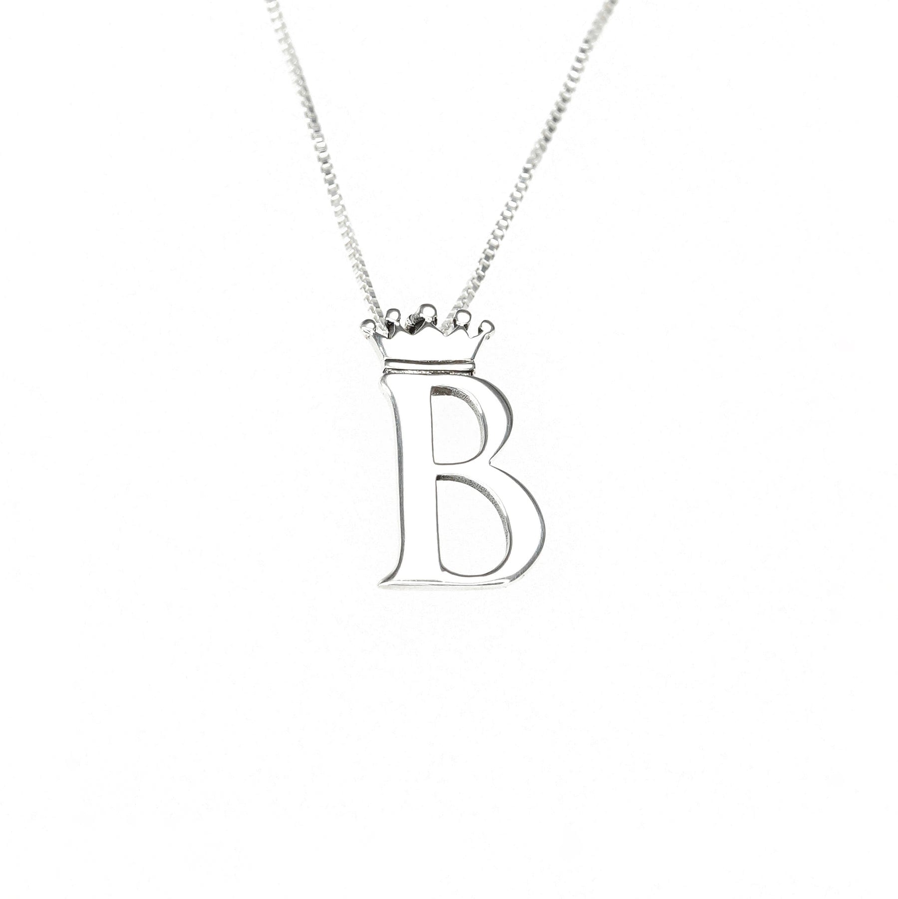 Cristy Cali Cristy Cali Royal Initial Charm Sterling Silver - Little Miss Muffin Children & Home
