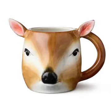 Certified International Winter Cabin 3D Woodland Animal Face 16oz Mug, 4 Available Styles - Little Miss Muffin Children & Home
