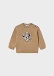 Animal Intarsia Knit Sweater
