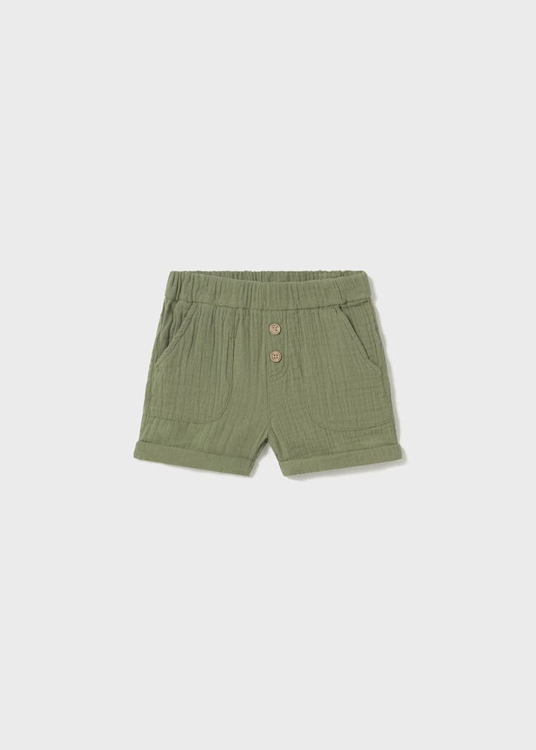 Mayoral Usa Inc Mayoral Bambula Cuffed Shorts in Sage - Little Miss Muffin Children & Home