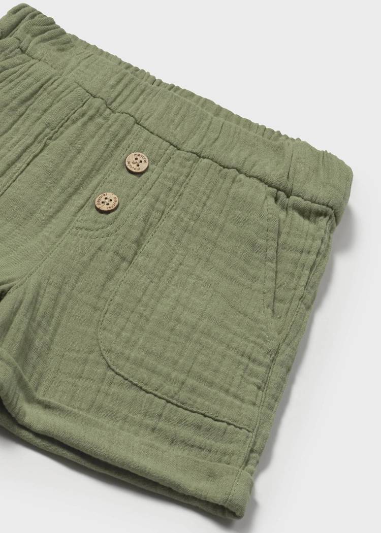 Mayoral Usa Inc Mayoral Bambula Cuffed Shorts in Sage - Little Miss Muffin Children & Home