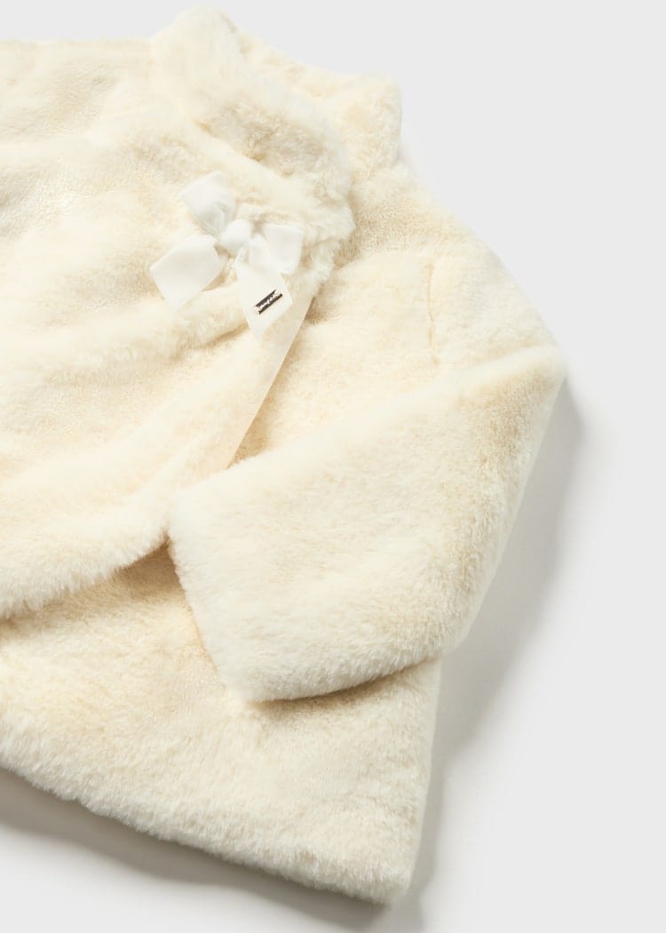 Mayoral Usa Inc Mayoral Faux Fur Coat for Baby Girl - Little Miss Muffin Children & Home