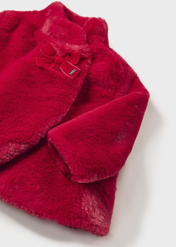 Mayoral Usa Inc Mayoral Faux Fur Coat for Baby Girl - Little Miss Muffin Children & Home