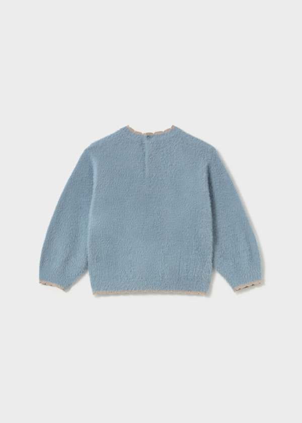 Mayoral Usa Inc Girl's Fuzzy Sweater, 3 Colors Available - Little Miss Muffin Children & Home