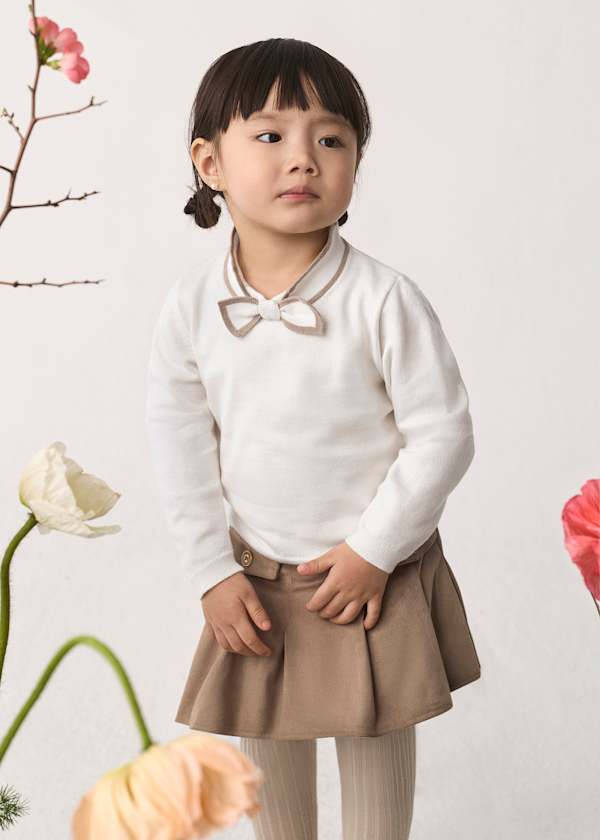 Abel & Lula Suede Skirt & Blouse Set - Little Miss Muffin Children & Home