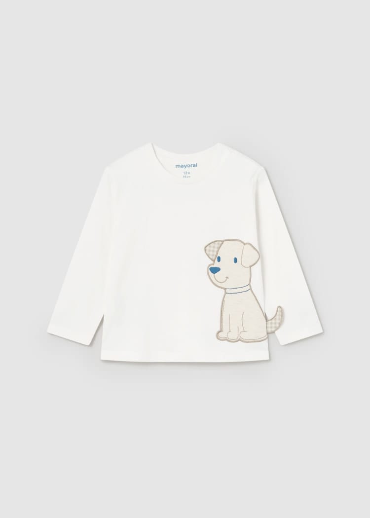 Mayoral Usa Inc Mayoral Long Sleeve Puppy T-Shirt for Baby - Little Miss Muffin Children & Home