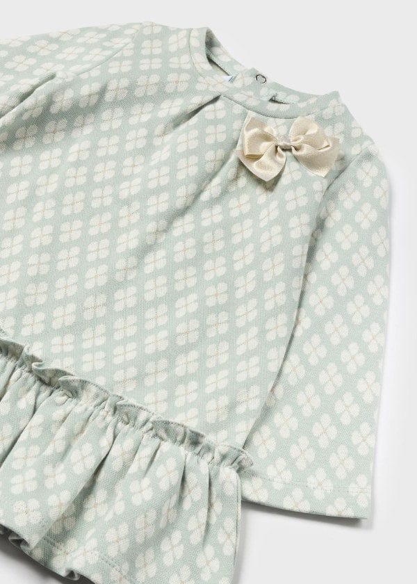 Mayoral Usa Inc Mayoral Jacquard Print Dress with Bow Detail - Little Miss Muffin Children & Home
