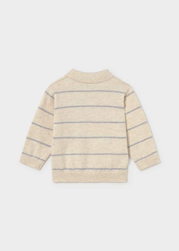 Long Sleeve Knit Polo