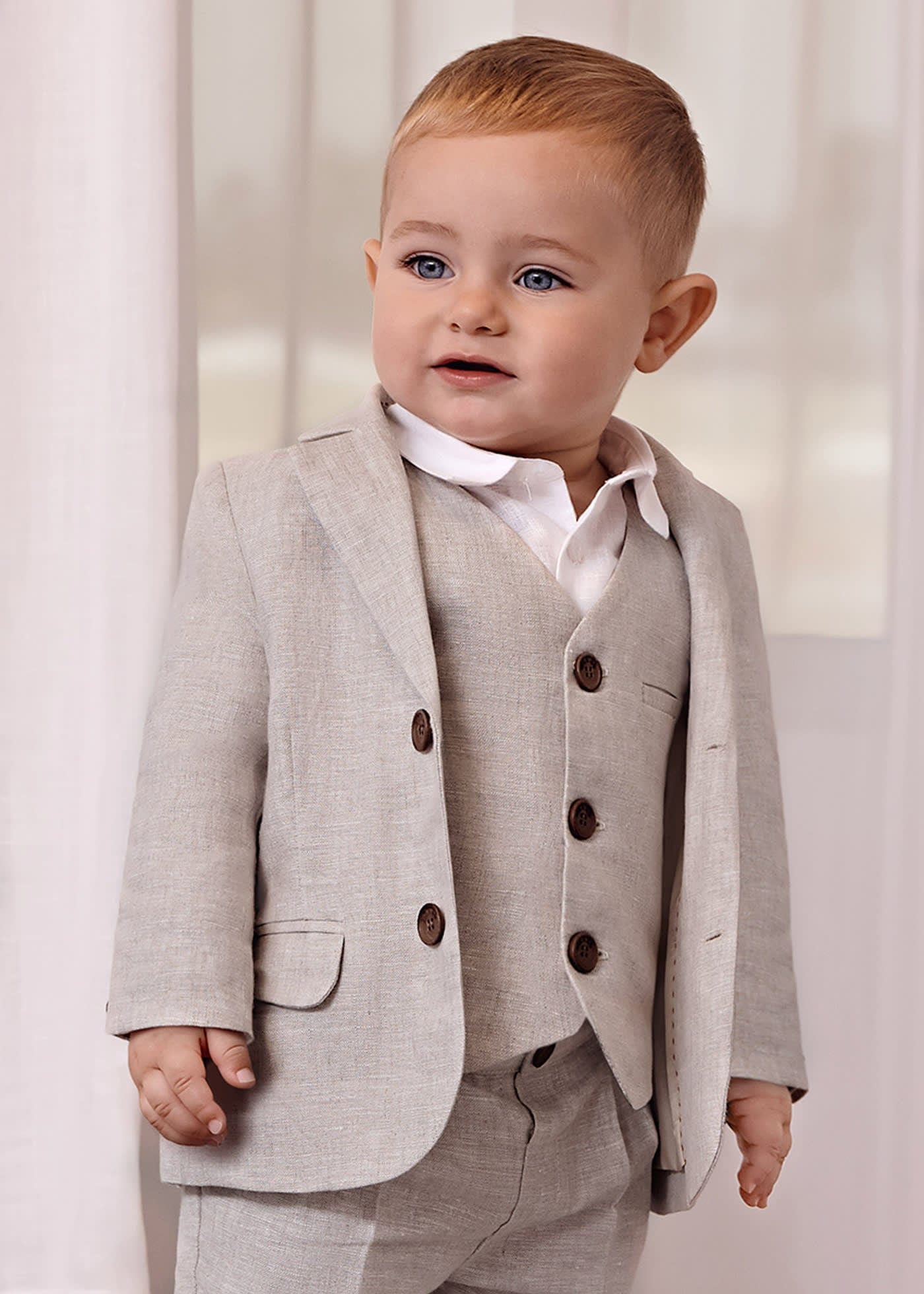 Abel & Lula Abel & Lula Linen Blazer - Little Miss Muffin Children & Home