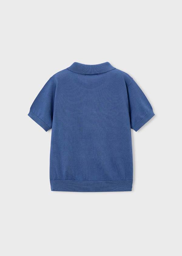 Mayoral Usa Inc Short Sleeve Polo Shirt in Indigo - Little Miss Muffin Children & Home