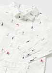 Mayoral Usa Inc Mayoral Printed Button Down Shirt for Baby - Little Miss Muffin Children & Home