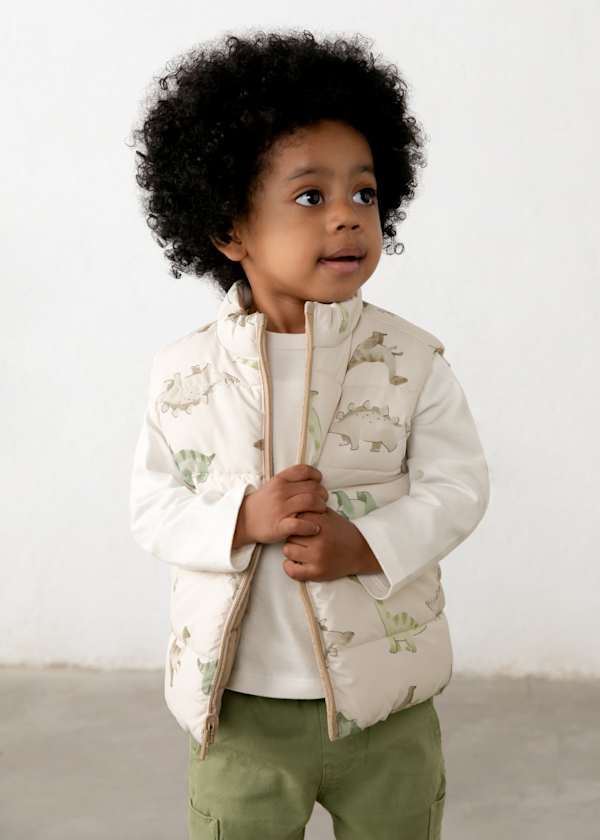 Mayoral Usa Inc Reversible Printed Puffer Vest - Little Miss Muffin Children & Home