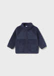 Mayoral Usa Inc Fleece Lined Zip Up Jacket in Blue - Little Miss Muffin Children & Home