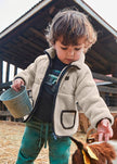 boys fleece lined sherpa jacket