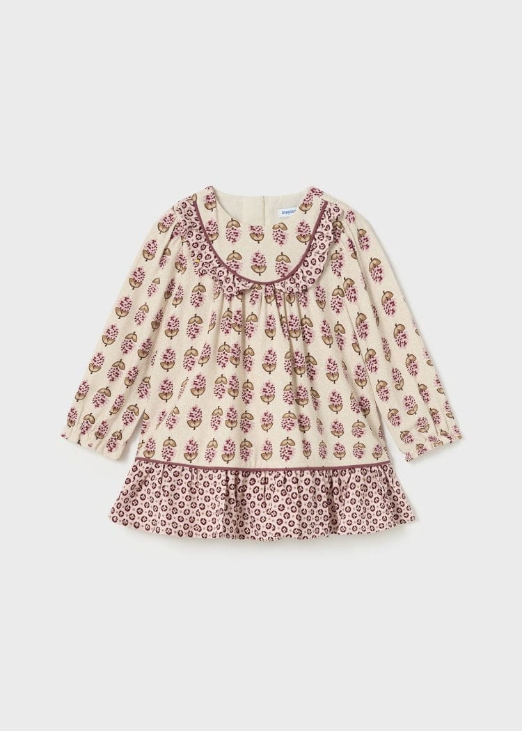 Mayoral Usa Inc Mayoral Drop Waist Print Dress for Baby in Petal - Little Miss Muffin Children & Home
