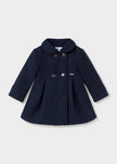 Mayoral Usa Inc Double Breasted Pleated Wool Coat, 2 Colors Available - Little Miss Muffin Children & Home