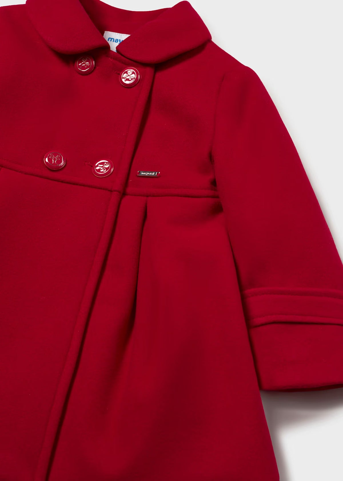 Mayoral Usa Inc Double Breasted Pleated Wool Coat, 2 Colors Available - Little Miss Muffin Children & Home