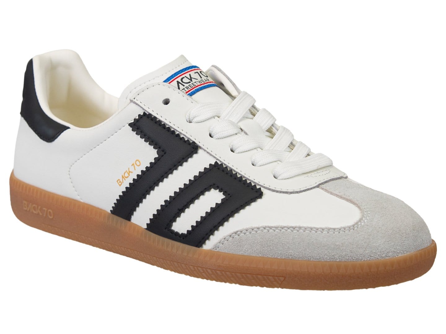 Back 70 Streetwear Back 70 Streetwear Cloud Sneakers in White & Black - Little Miss Muffin Children & Home
