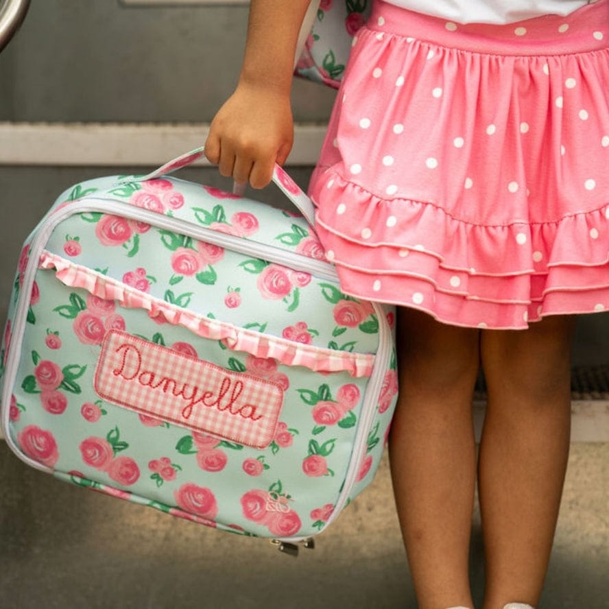 Sugar Bee Clothing Sugar Bee Clothing Toddler Lunch Bag - Watercolor Roses - Little Miss Muffin Children & Home