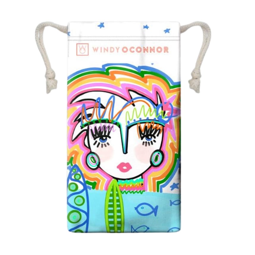 Surf Side Chica Beach Towel