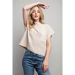 Sweet Generis Sweet Generis Drop Shoulder Rib Knit Short Sleeve Sweater - Little Miss Muffin Children & Home