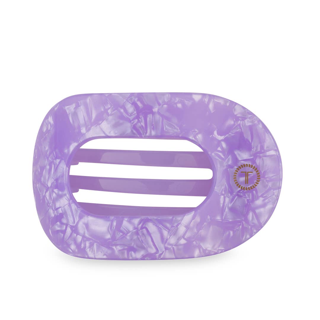 Lavender Mist Flat Round Hair Clip