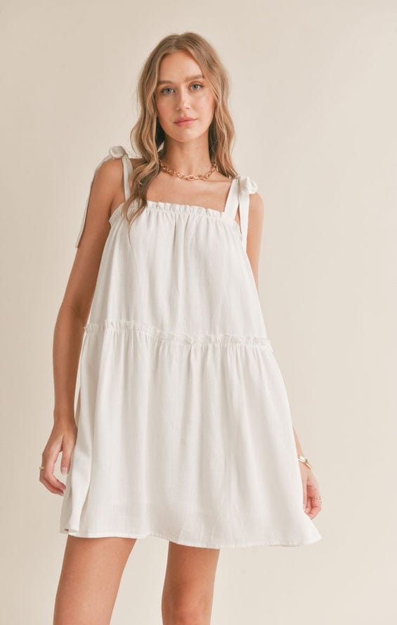Sadie & Sage Sadie & Sage Sugarloaf Tiered Dress with Tie Straps - Little Miss Muffin Children & Home