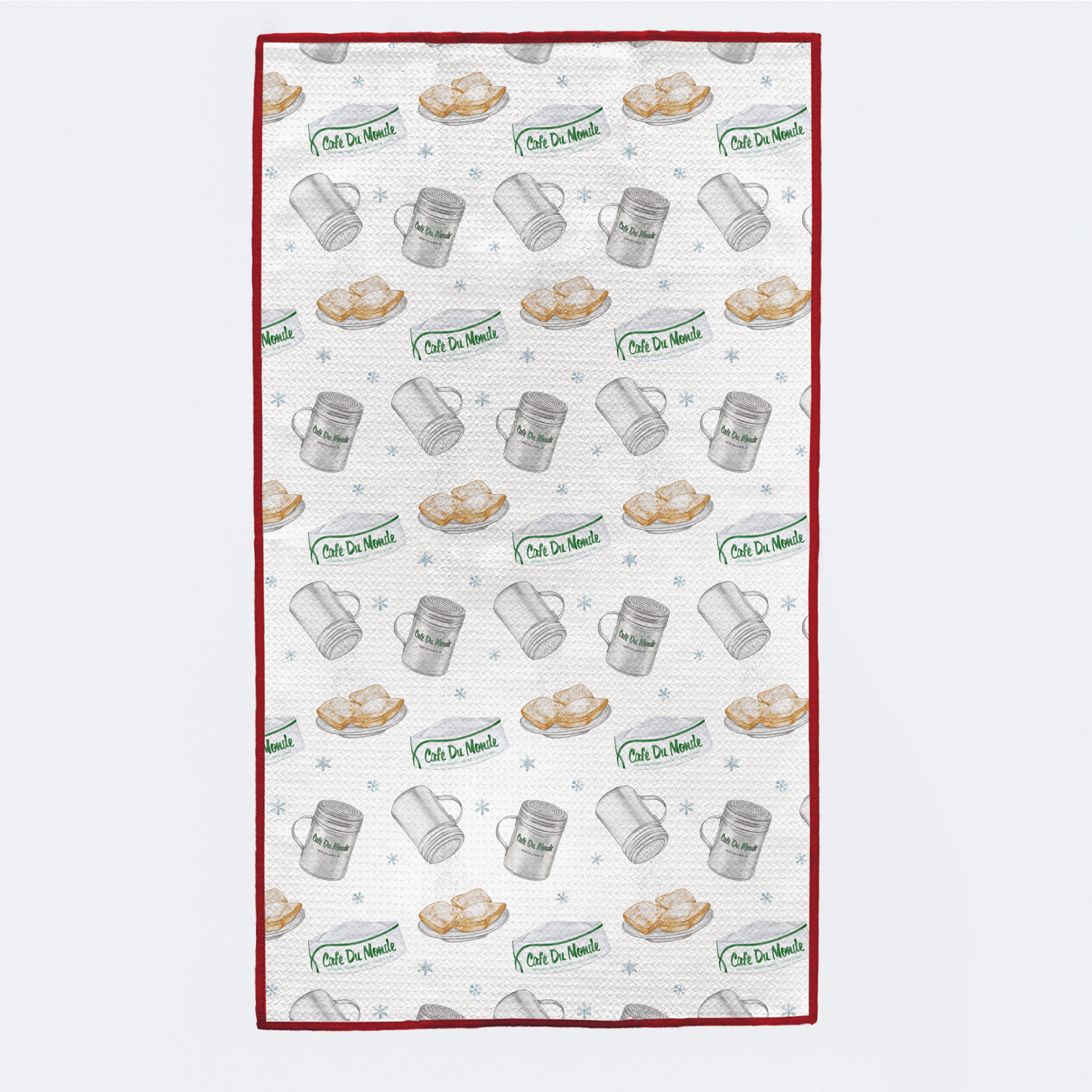 Nola Tawk Let it Snow! Beignet Tree Kitchen Towel - Little Miss Muffin Children & Home