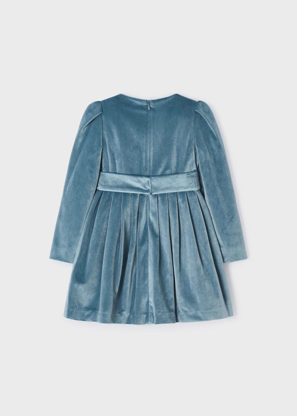 Mayoral Usa Inc Mayoral Belted Velvet Dress - Little Miss Muffin Children & Home